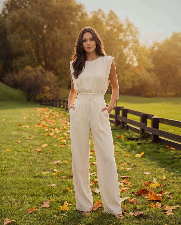 Ariia Belted Jumpsuit
