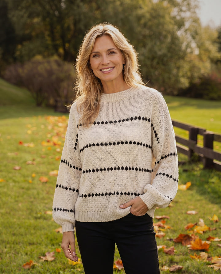 Oversized Dotted Jumper