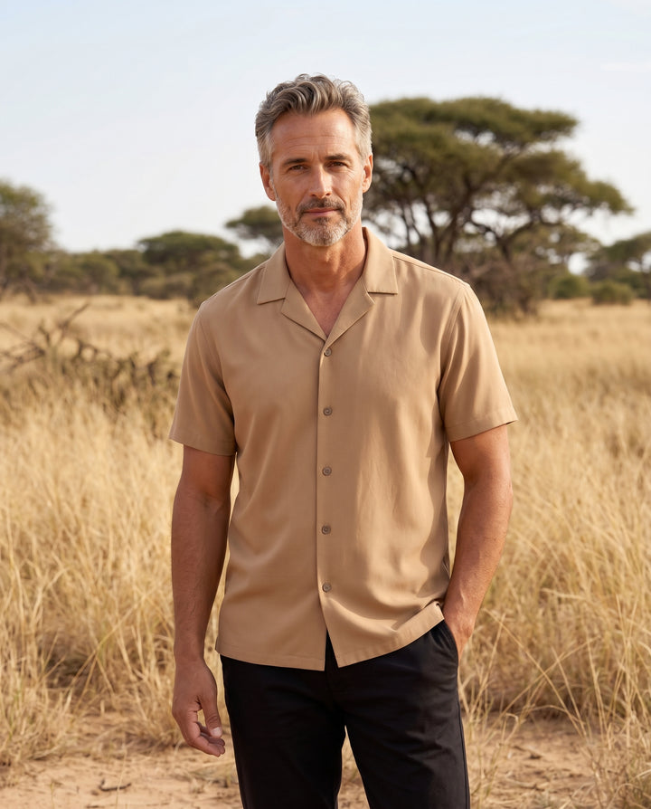 Drapé Ice Silk Shirt