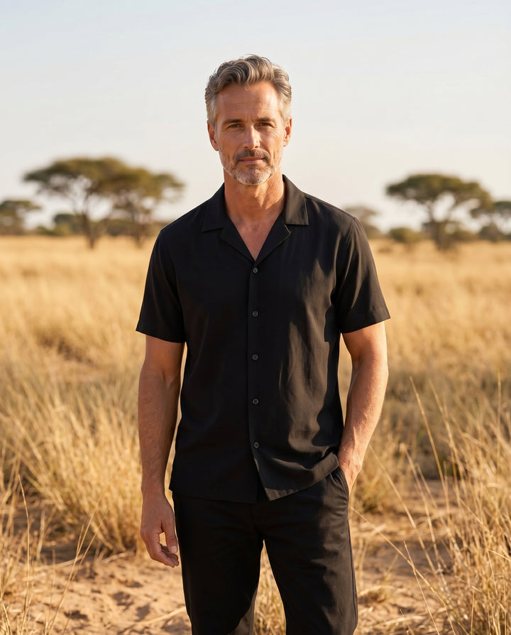 Drapé Ice Silk Shirt