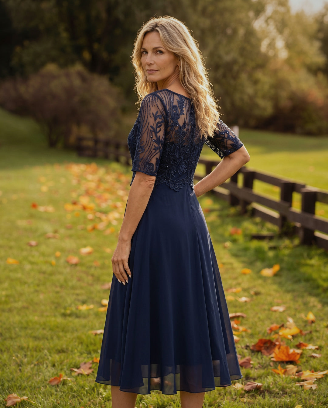 Lace Midi Dress