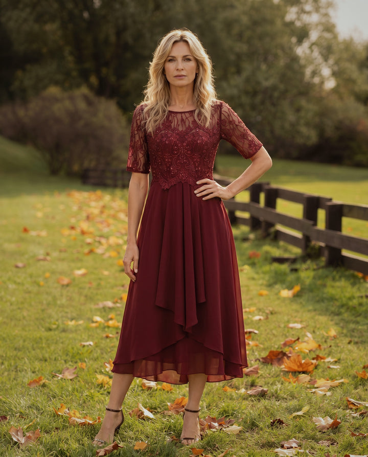 Lace Midi Dress