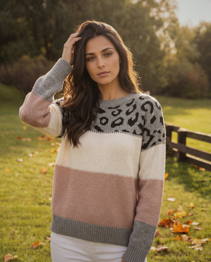 Leopard Print Jumper