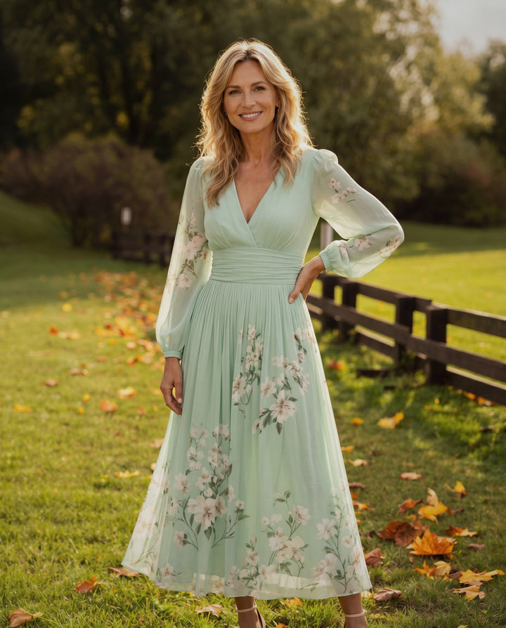 Seraphina Floral Midi Dress