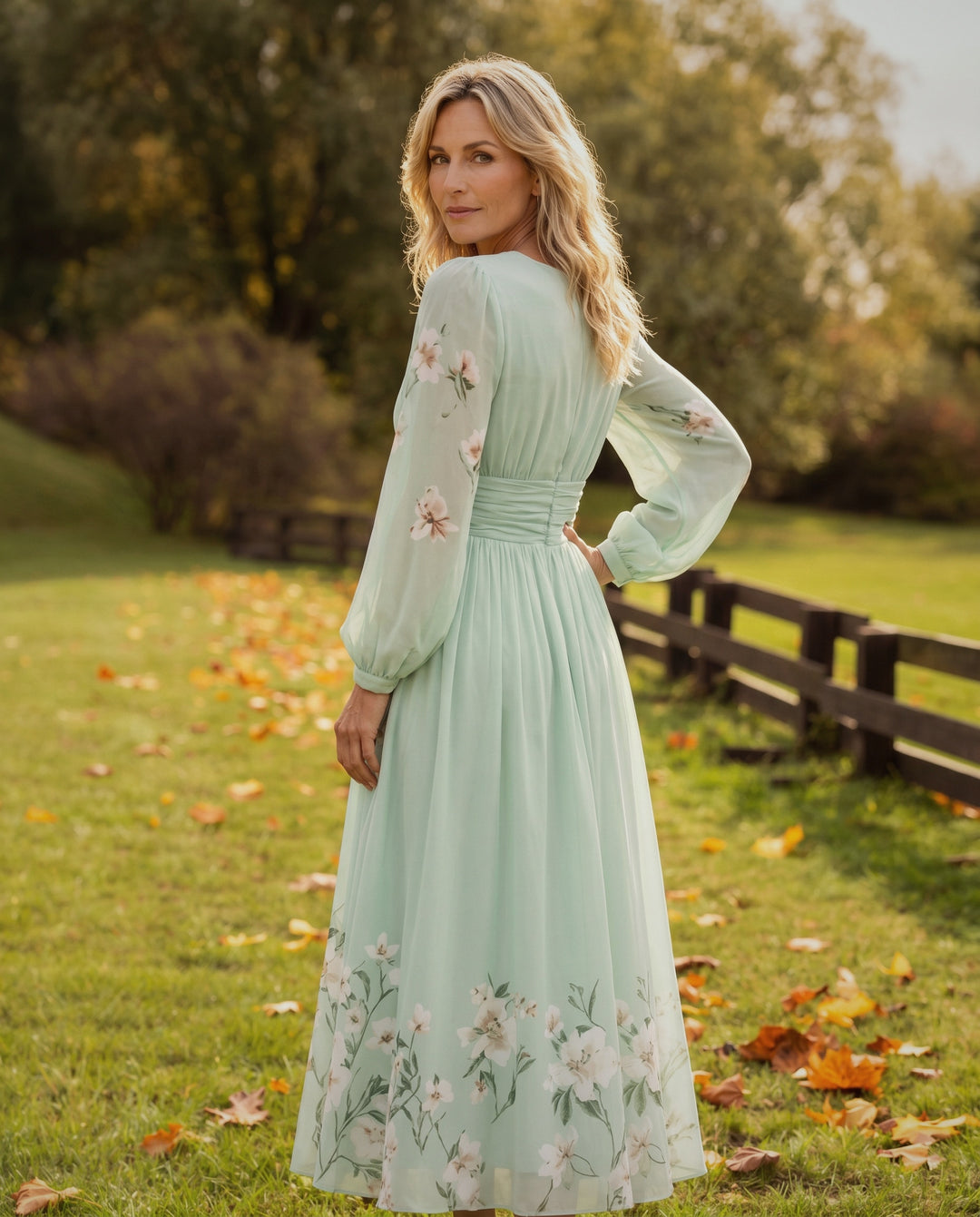 Seraphina Floral Midi Dress