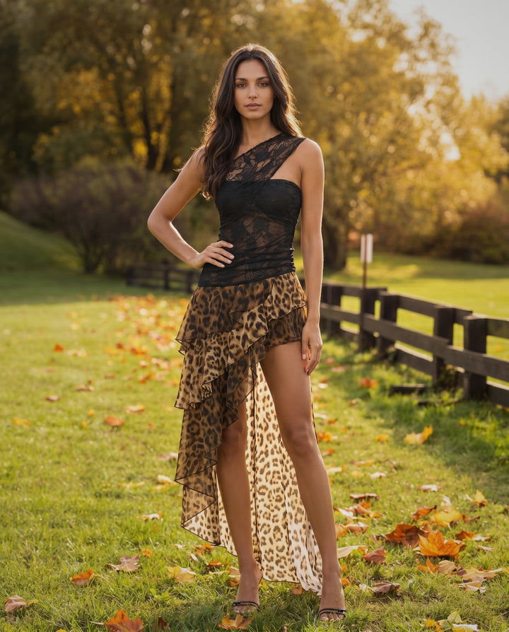 Raelira Leopard Maxi Dress