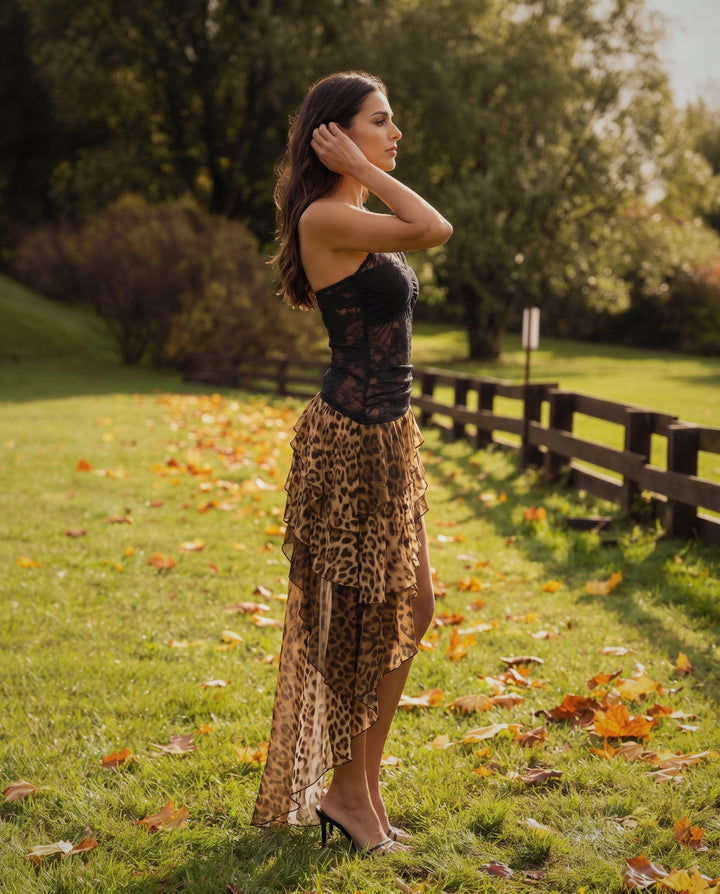 Raelira Leopard Maxi Dress